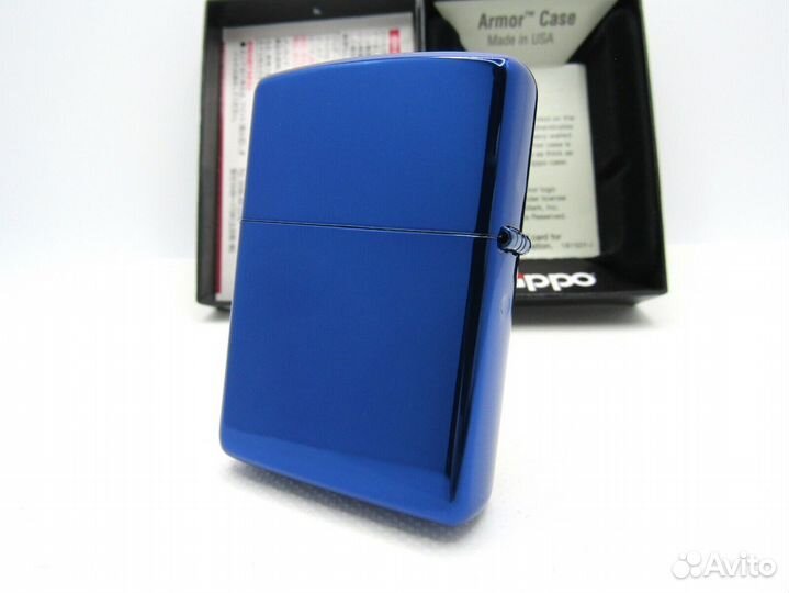 Зажигалка Zippo Armor - Deep Blue Gold Ingot