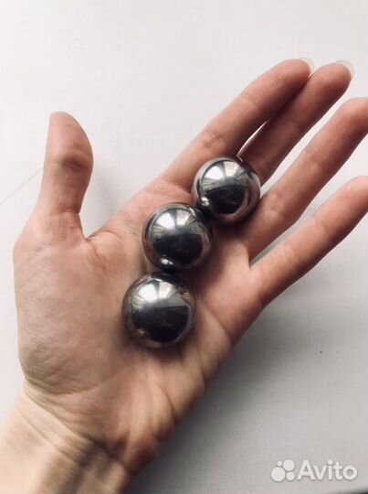 Шары здоровья металлические 3 шт 25 мм