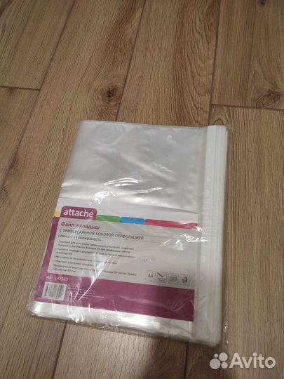 Файлы вкладыши для документов 100 шт новые