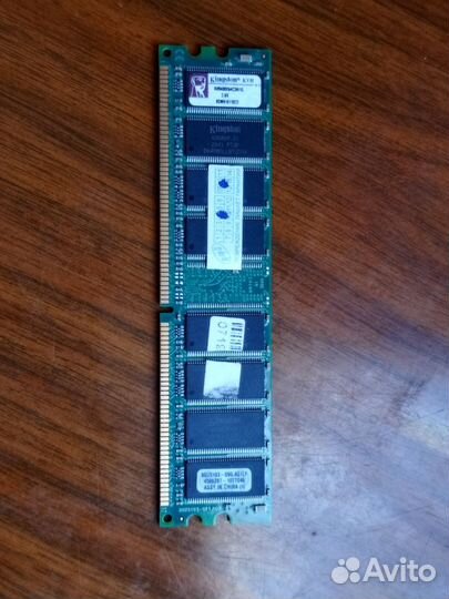 Оперативная память DDR1, 1GB, Kingston