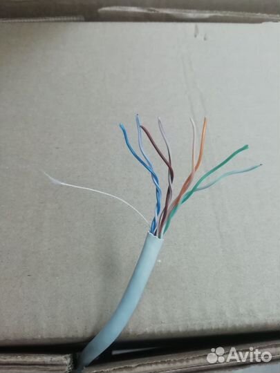 Кабель витая пара UTP 4 пары / 8 жилы
