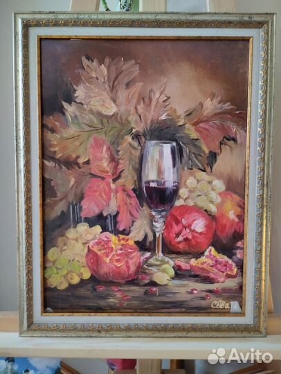 Картина маслом на холсте натюрморт
