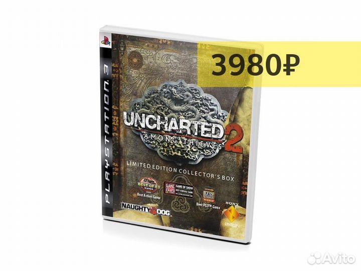 Uncharted 2 Among Thieves Коллекционное издание, б