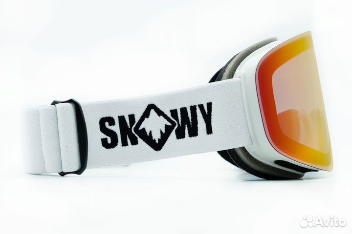 Маска фотохромная snowy aura white S1-S3