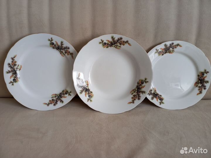 Тарелки Япония,Чехословакия времен СССР