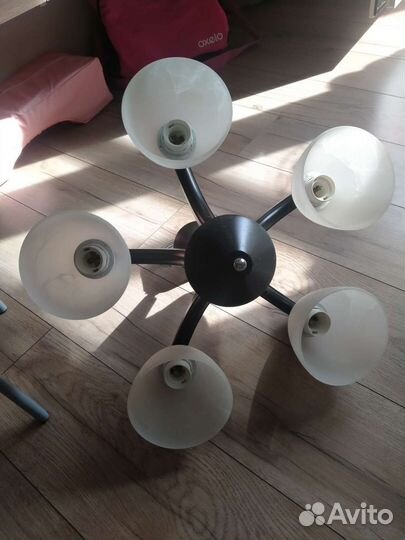 Люстра потолочная бу