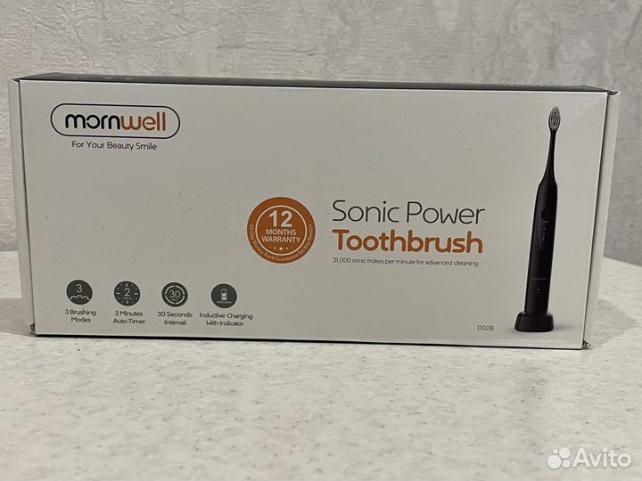 Зубная щетка ультразвуковая Mornwell D02B