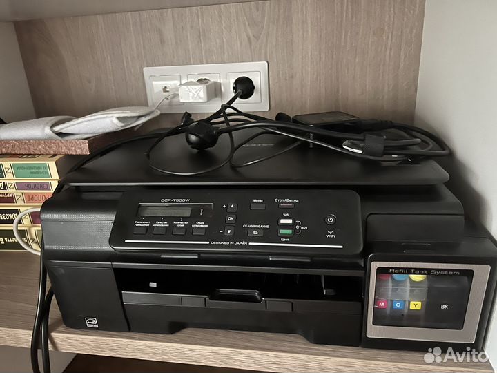 Мфу brother струйный dcp-t500w