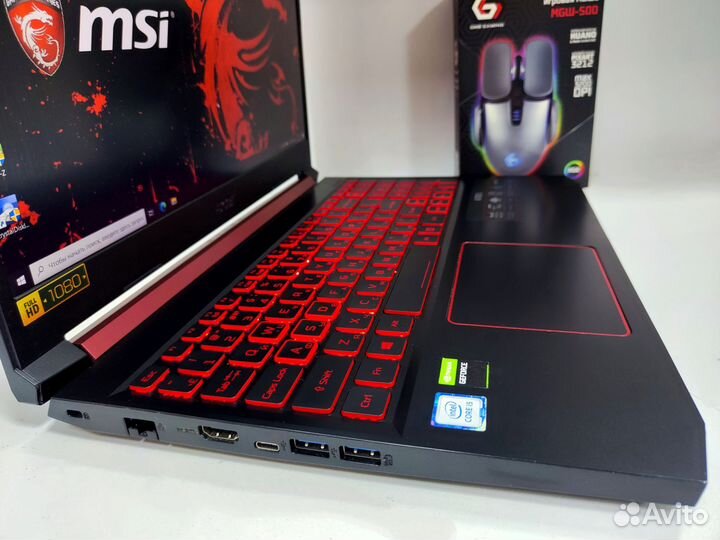 Мощный Acer Nitro в идеале ips,2060-6gb гарантия