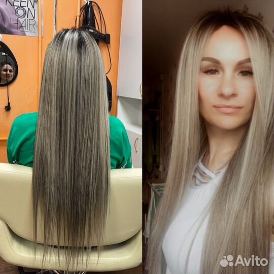 Волосы для ленточного наращивания