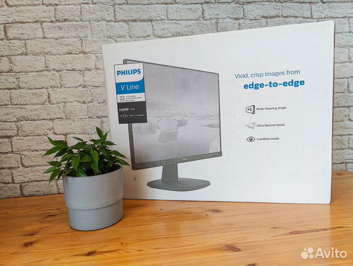 Монитор Philips 22д ips (1920*1080)