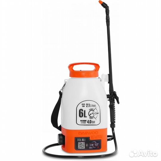 Аккумуляторный опрыскиватель daewoo DSA 6 Li