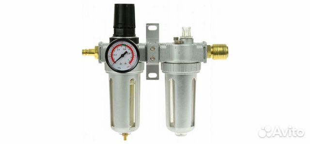 Фильтр влагоотделитель с редуктором лубрикатор1/2