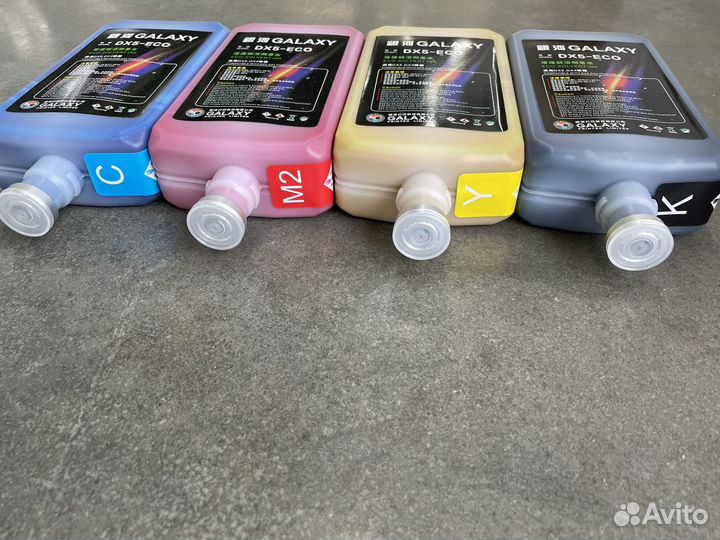 Экосольвентные чернила Galaxy dx-5 eco