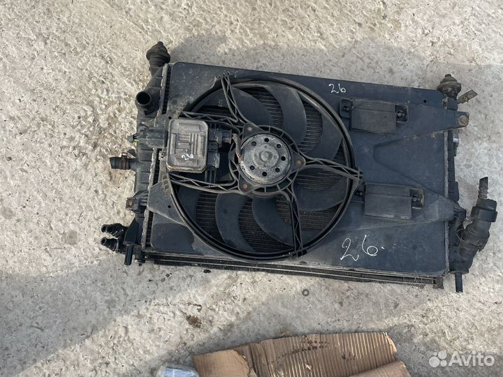 Вентилятор радиотора ford mondeo 3