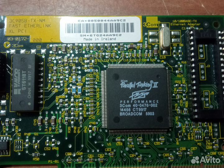 Сетевая карта pci 3com