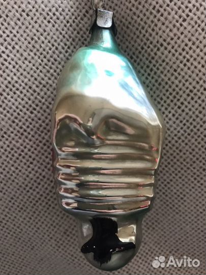 Редкая Елочная игрушка СССР Домик Избушка на курьи