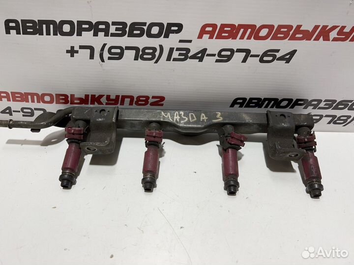 Рампа топливная Мазда 3 BK бк BL