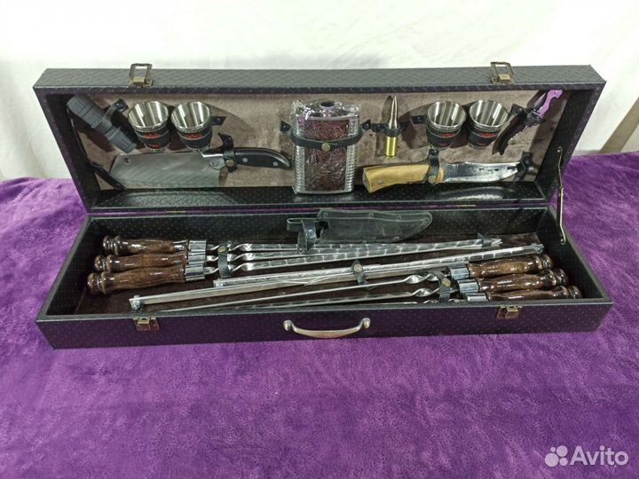 Набор шампуров (шашлычный набор)