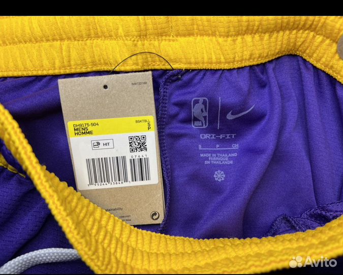 Шорты Nike Lakers S/L (Ориг, Новые)