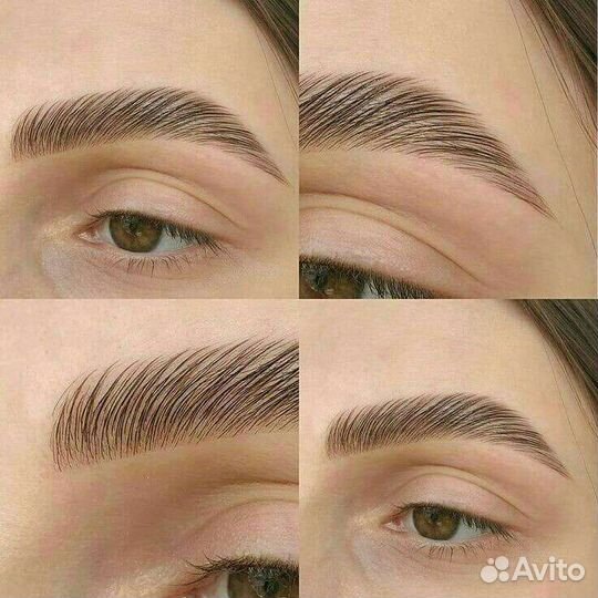 Оформление укладка бровей