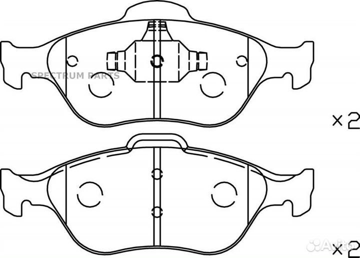 Тормозные колодки FBL AFP FBL AFP499