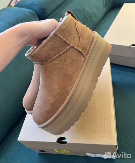 Ugg Classic Ultra Mini Platform Chestnut Угги