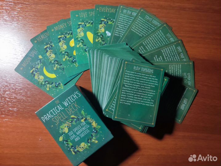 Карты Practical Witch's spell deck