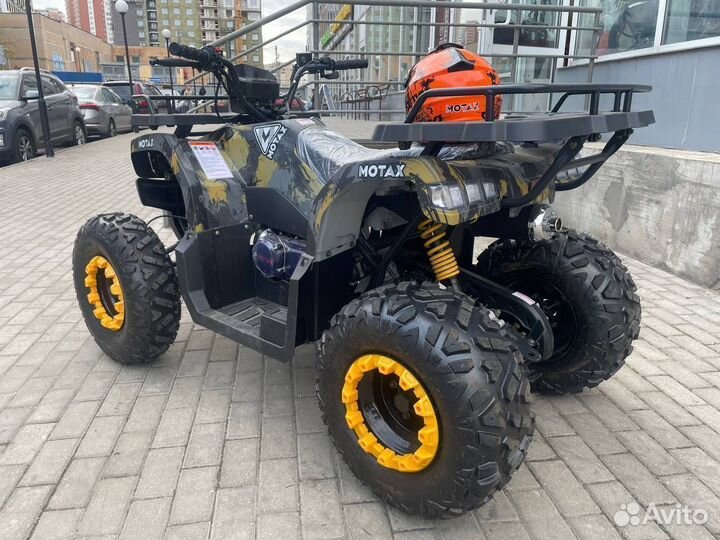 Квадроцикл Motax ATV Grizlik T200 желтый