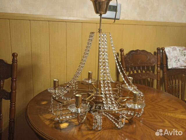 Люстра потолочная бу