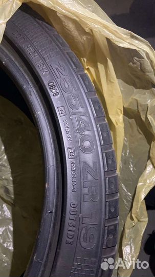 Continental ContiSportContact 2 245/40 R19 и 255/40 R19