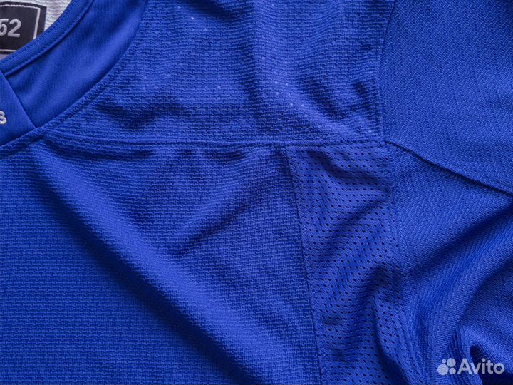 Хоккейная майка Adidas тренировочная синяя