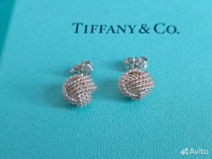 Серьги Tiffany&Co Twist Knot Earrings AG925