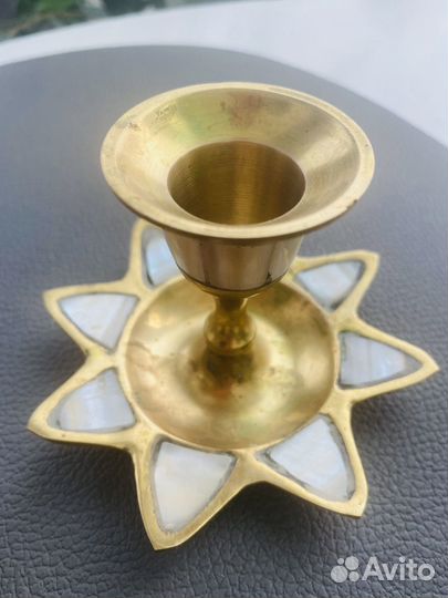 Подсвечники латунь 2 шт Индия