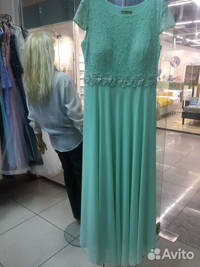 Вечернее платье в пол 52 54 размер