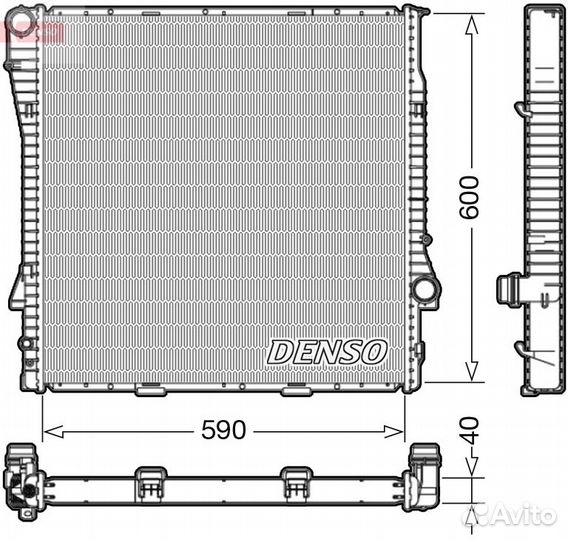 Радиатор охлаждения BMW X5 E53