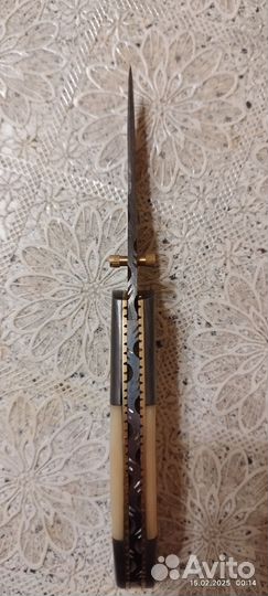 Нож складной ручной работы Дамаск