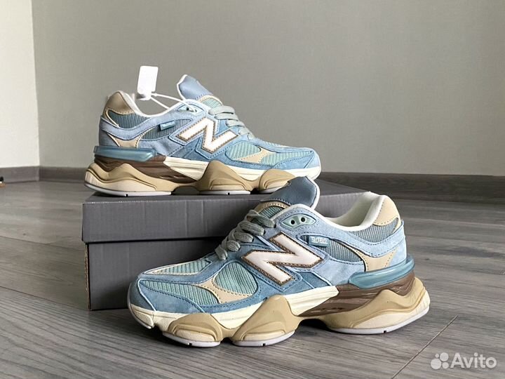 New Balance 9060 Blue Beige Brown