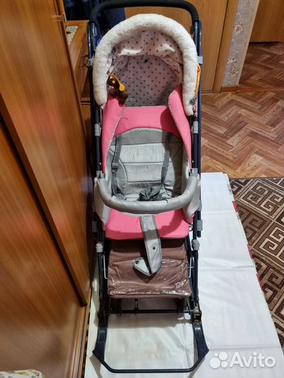 Коляска санки Ника детям 7-7