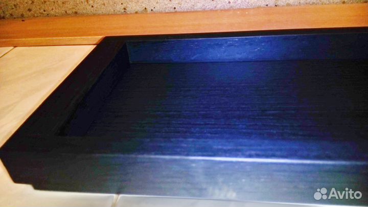 Поднос из морёного дуба цвета венге