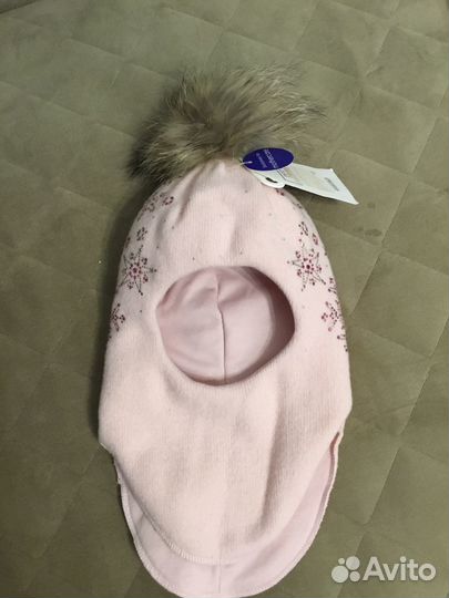 Зимняя новая шапка шлем для девочки Totti 48-50 р
