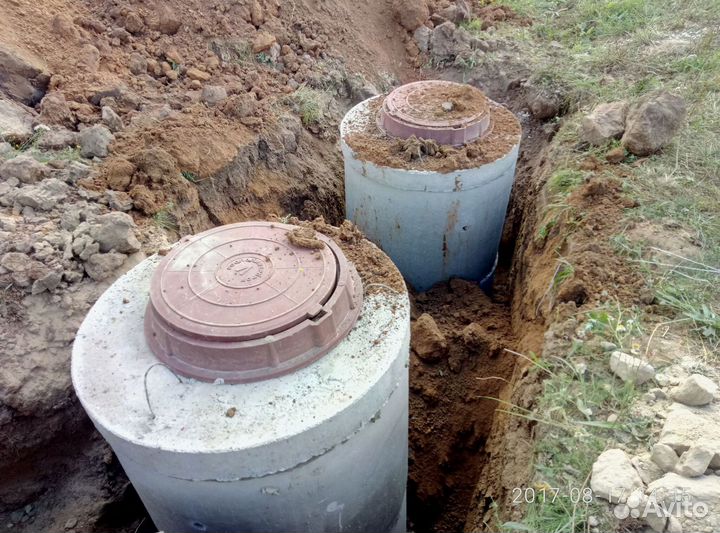 Кольца жби для бетонного септика и канализации