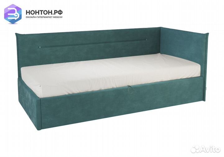 Кровать Альба 0.9 м зеленая