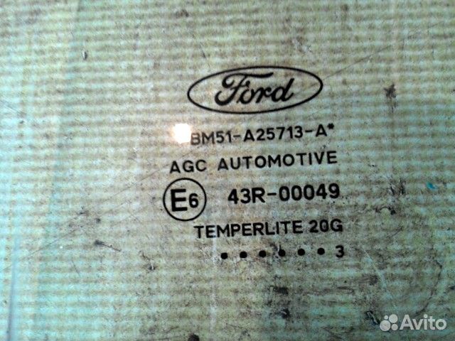 Стекло двери задней левой Ford Focus 3 2011-2019