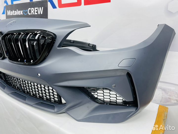 Передний бампер для BMW M2 F87 в сборе