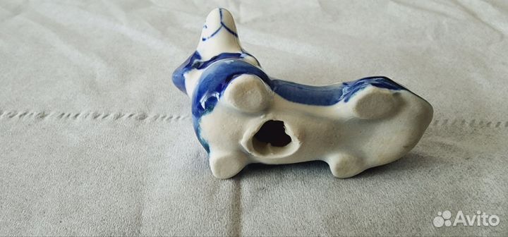 Фигурка Гжель собака