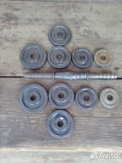 Гантели разборные