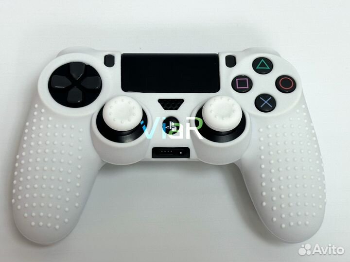 Чехол Белый+накладки (PS4) NEW