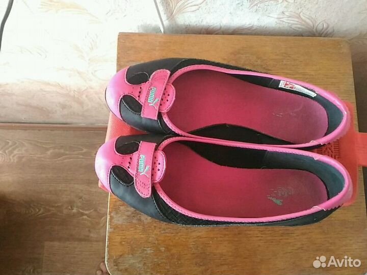 Женские балетки Puma, размер 37,5