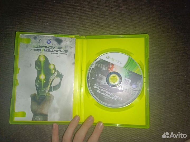 Диски на xbox 360 splinter cell blacklist